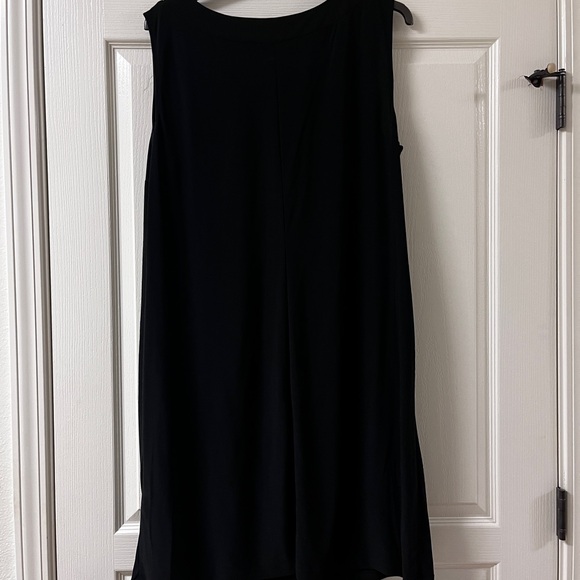 R&M Richards Black Gown with Silver Sparkling Detailing - Picture 4 of 4